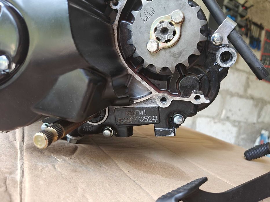 Silnik 125cc BTS 4T jak nowy aluminiowy cylinder MOTOROWER