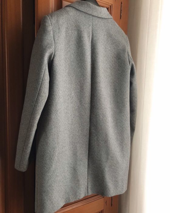 Sobretudo Cinza ZARA