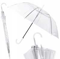 Parasol parasolka automatyczna przezroczysta transparentna