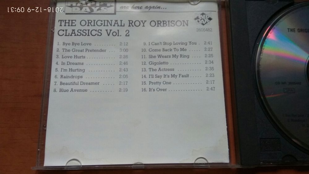 ROY ORBISON - The original classics vol.2 - CD