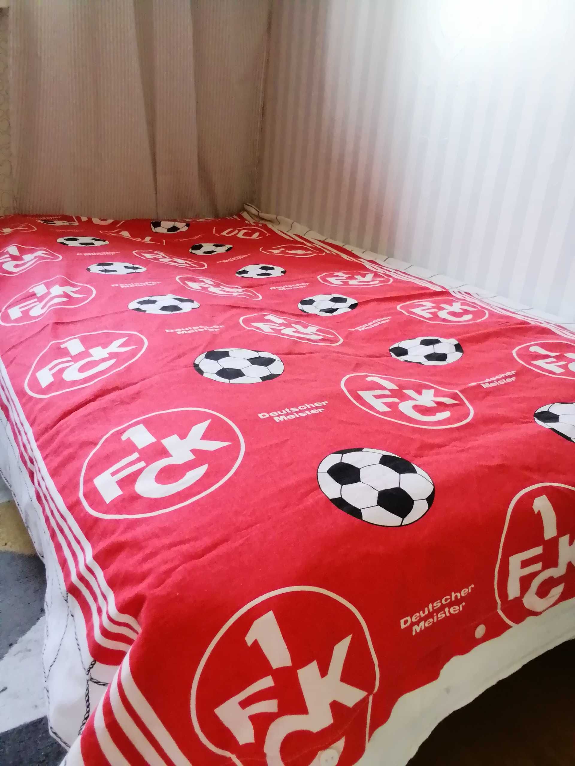 Narzuta na łóżko 150x200 piłka nożna football piłkarska