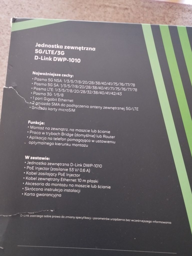 D-Link router M 30 z jednostka zewnetrzna