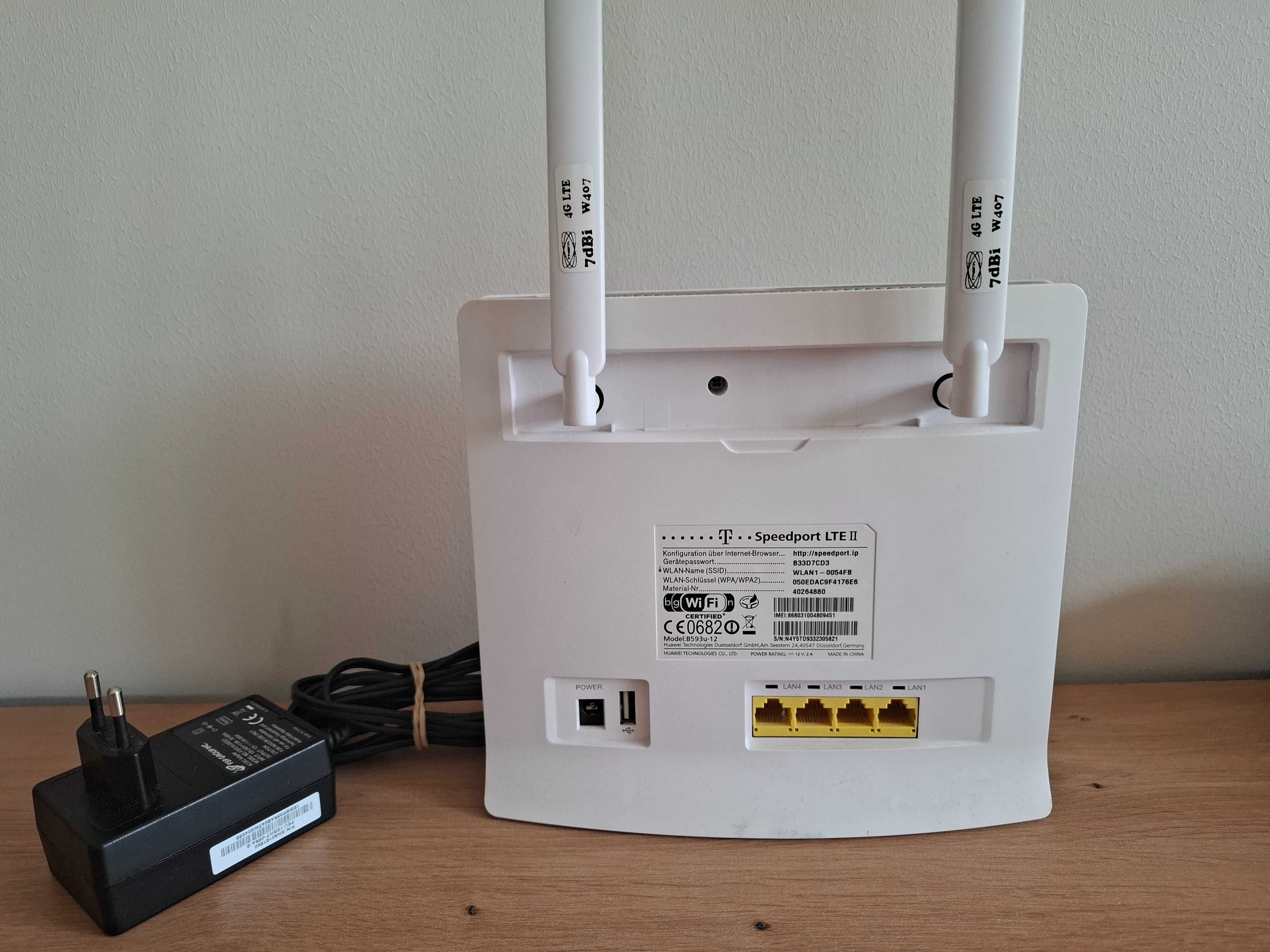 Router LTE WiFi Huawei B593u-12 z wbudowanym modemem 4G LTE