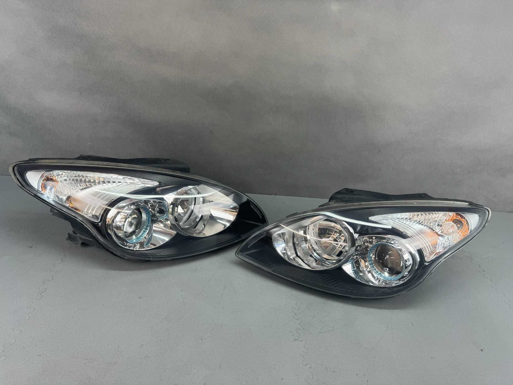 Hyundai I30 Lift Lampy Przód Przednie Lewa + Prawa Komplet Europa IGŁA