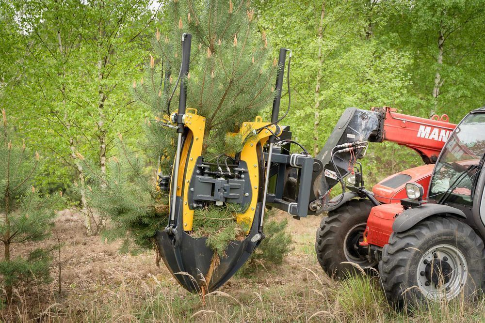 Przesadzarka do drzew krzaków do ładowarki, koparki