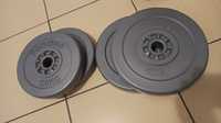Блины/диски Torneo в пластмассе; 5 кг и 2,5 кг