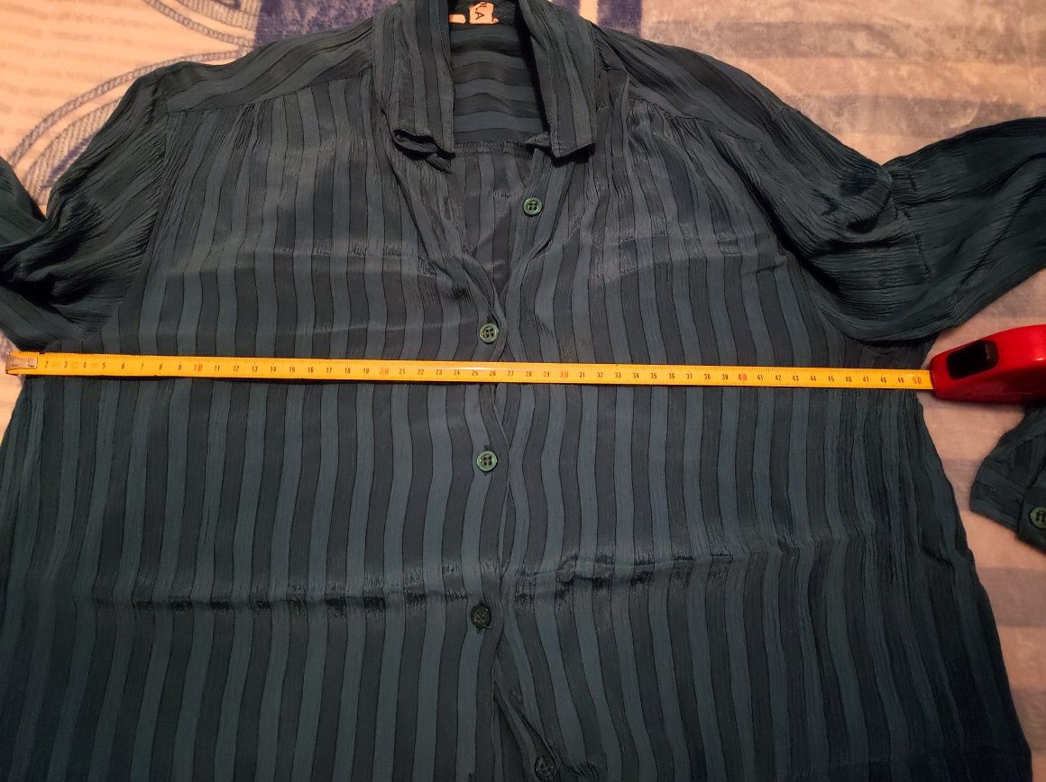 Camisa azul petróleo