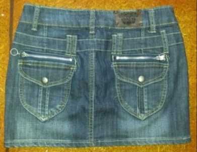 2 spódnice jeansowe XS