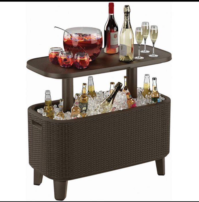 Стіл-бар Keter Bevy Bar (Large Cool Bar) капучіно 246856 Розпродаж