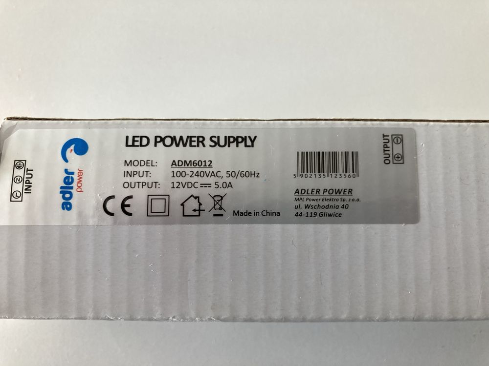 Zasilacz LED power supply