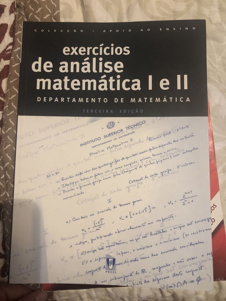 Exercicios Análise Matemática I e II