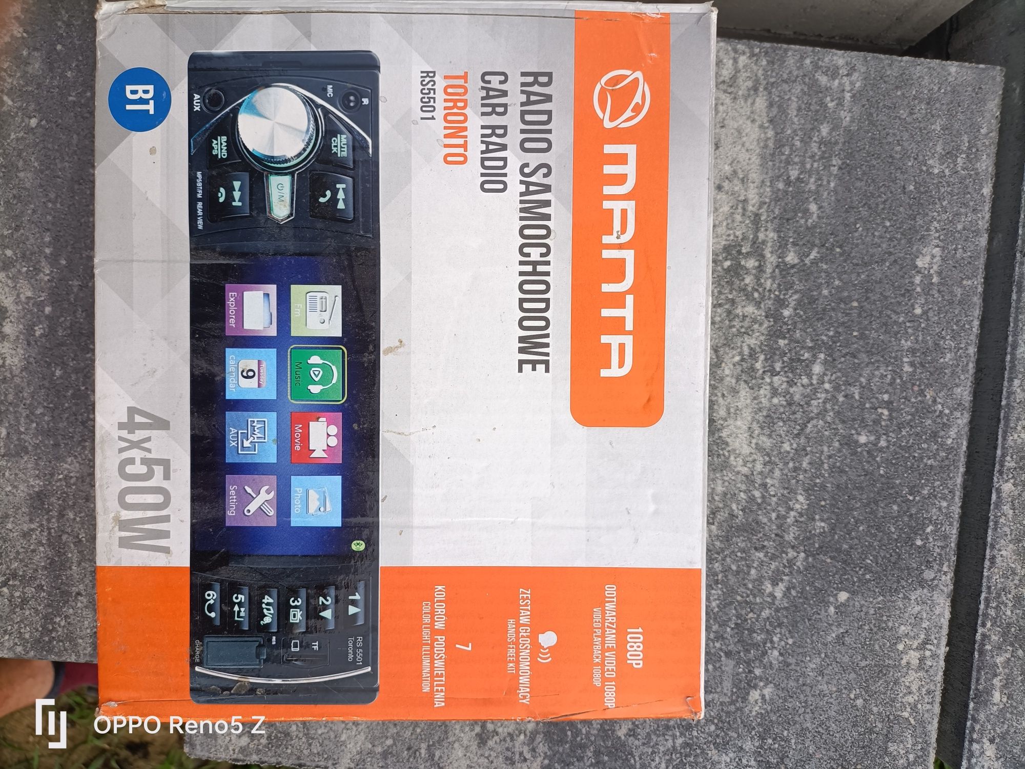 Radio samochodowe Manta Toronto RS5501
