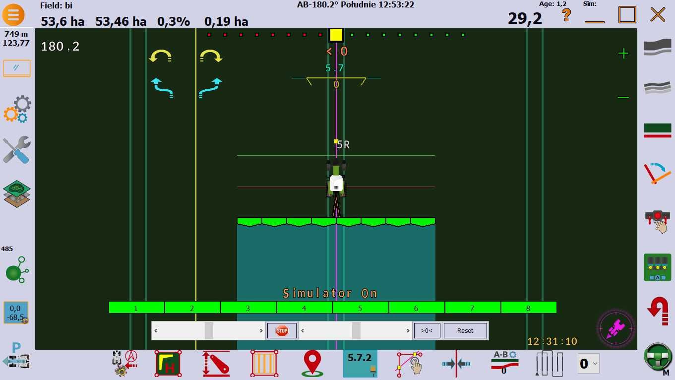 Nawigacja RTK do traktorów CASE fabrycznie przygotowanych do GPS.