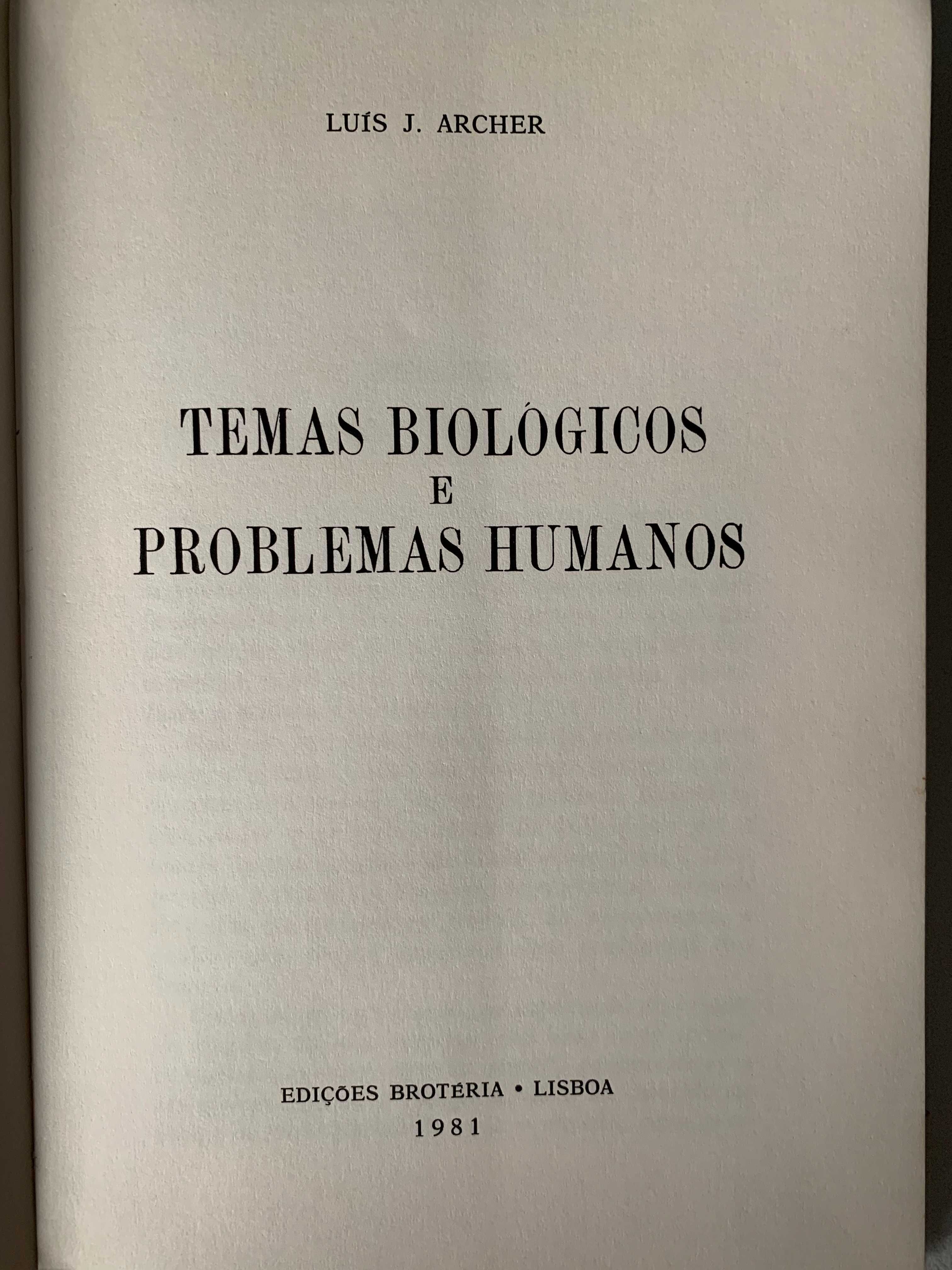 Temas Biológicos e Problemas Humanos