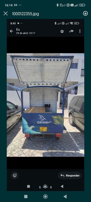 "Food truck"/ bar mobile - drink & go- vespa apê 50