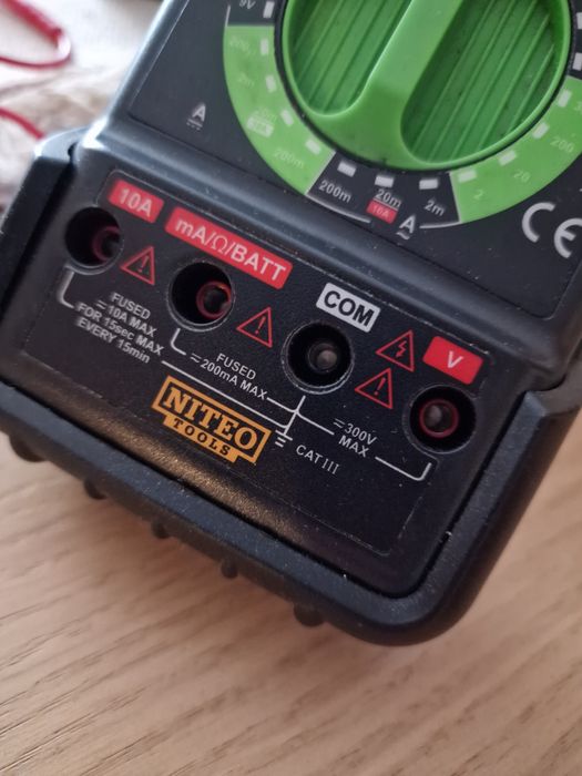 multimetr wiele funkcji kable