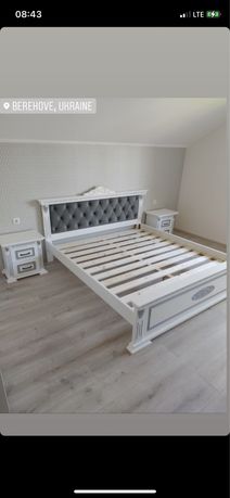 Набір меблів для спальні з бука,комплект спальні,кровать буковая