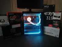 Komputer z XFX RX 7800xt merc319 najwydajniejszy i najcichszy model RX