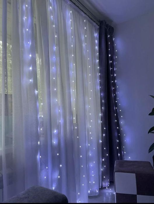 Гірлянда гірлянда штора роса крапельки гирлянда