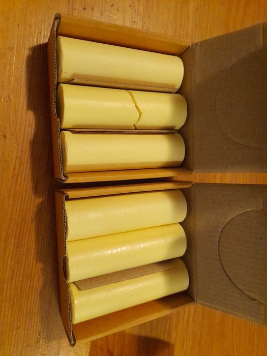 Walce, rolki siarkowe, 2 opakowania po 3 sztuki