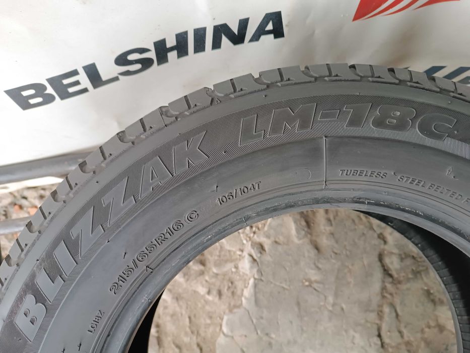 Зимові шини 215/65 R16C Bridgestone blizzak lm18c