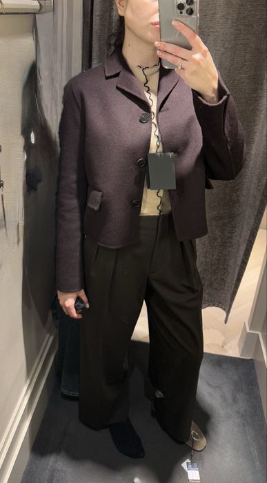 Шоколадні штани Massimo Dutti нові 36 розмір