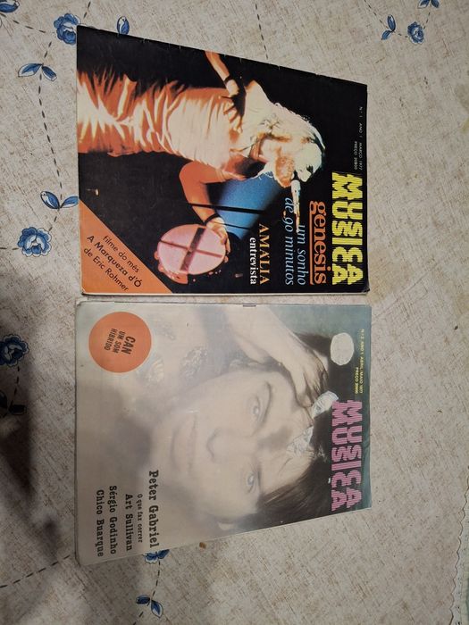 Muito raras revistas vintage musica musica Genesis peter Gabriel
