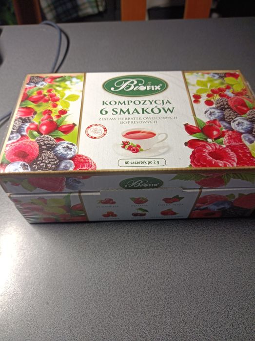 Biofix zestaw herbatek owocowych nowe