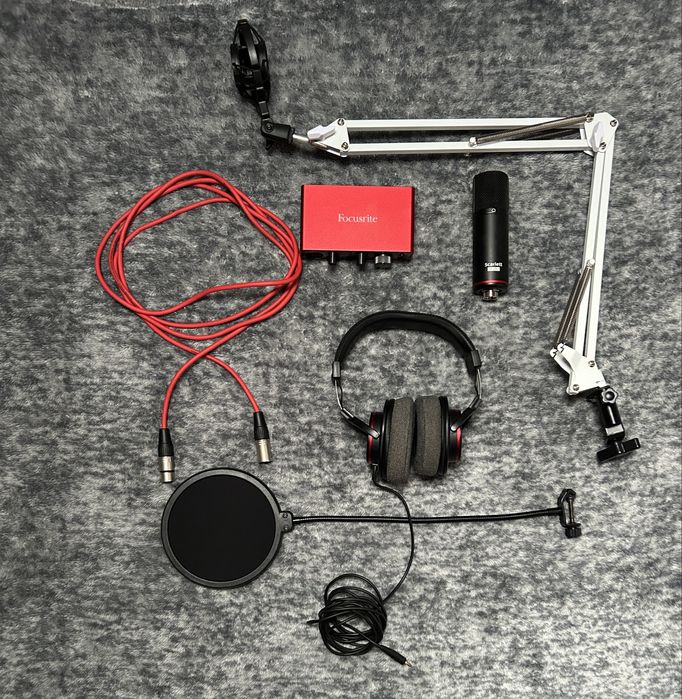 Microfone Scarlett Focusrite Studio