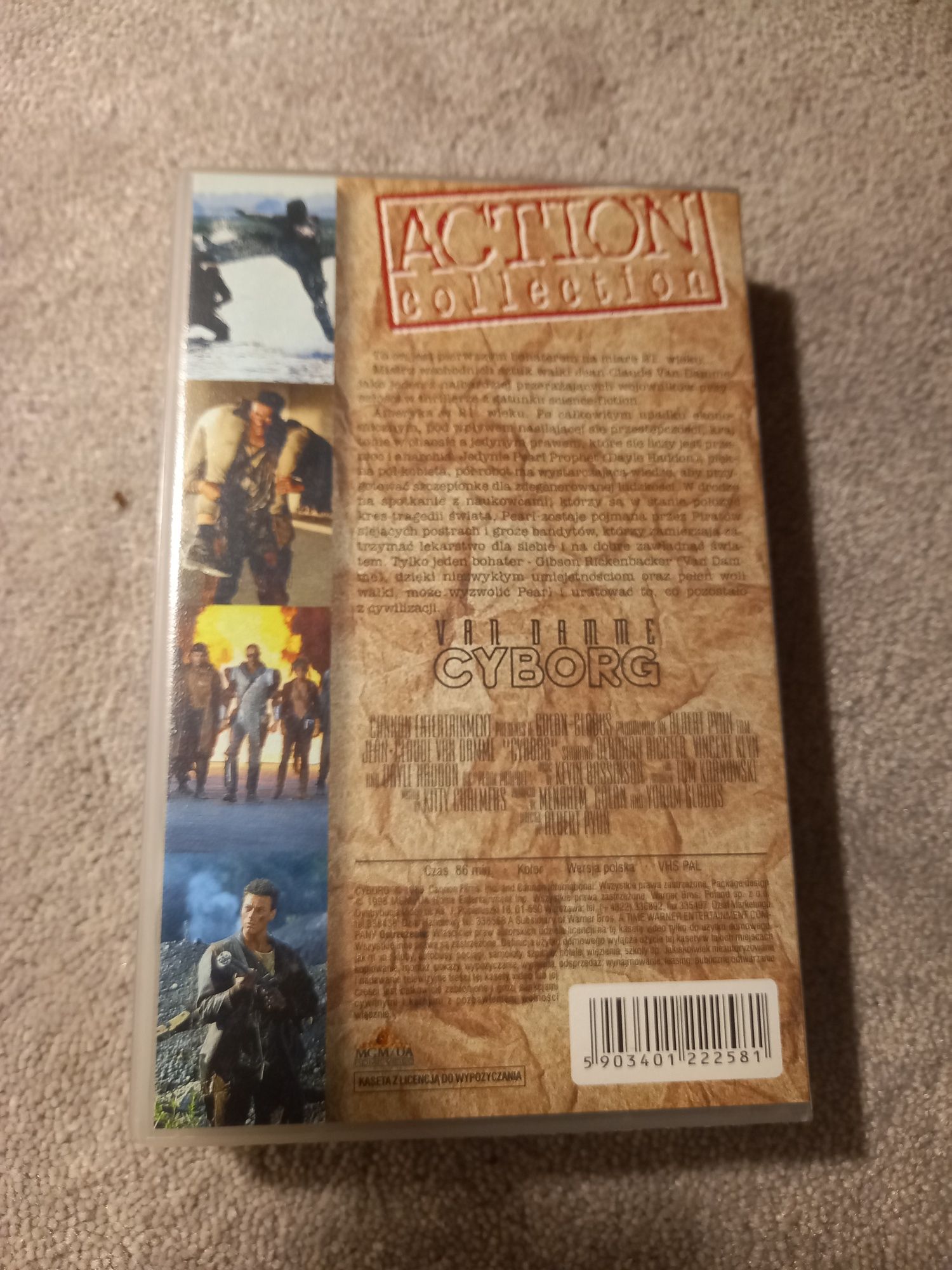 Cyborg (Van Damme) VHS Warner stan idealny