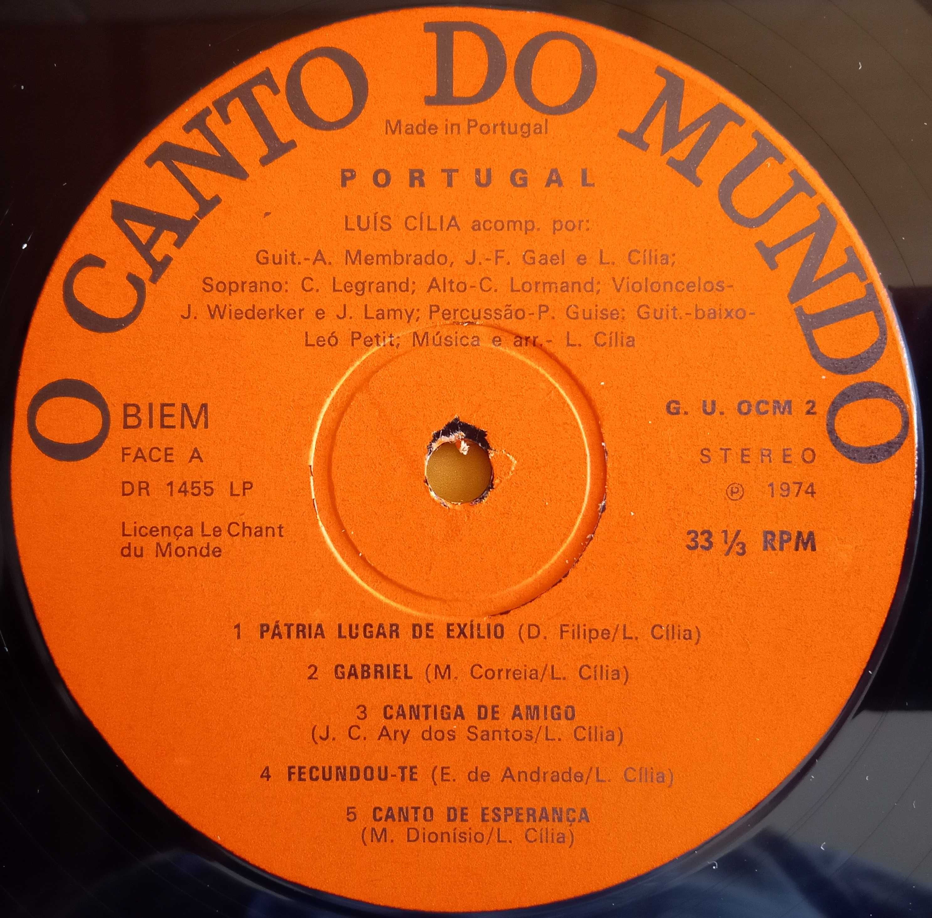Luís Cília	- - - - -	Contra a Ideia da Violência, A Violência ...	- LP