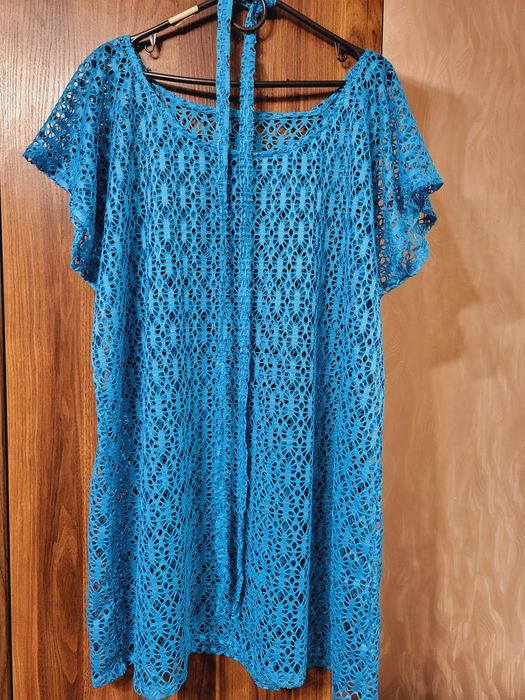 Пляжна туніка сітка, накидка