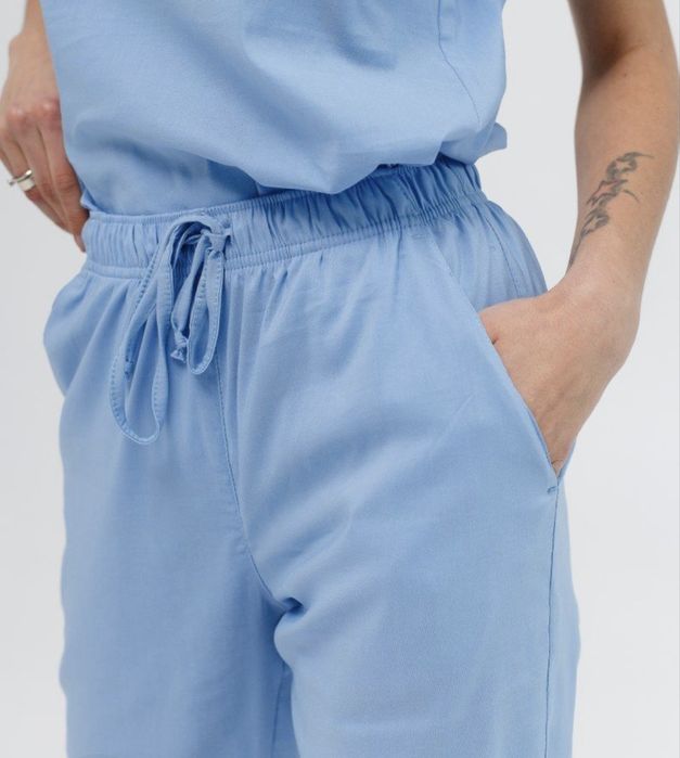 Медичний хірургічний костюм жіночий блакитний