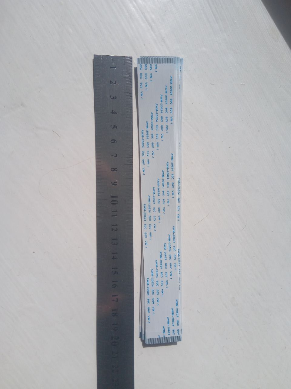 Шлейф 50 pin,прямой,длина 200мм.шаг 0.5мм