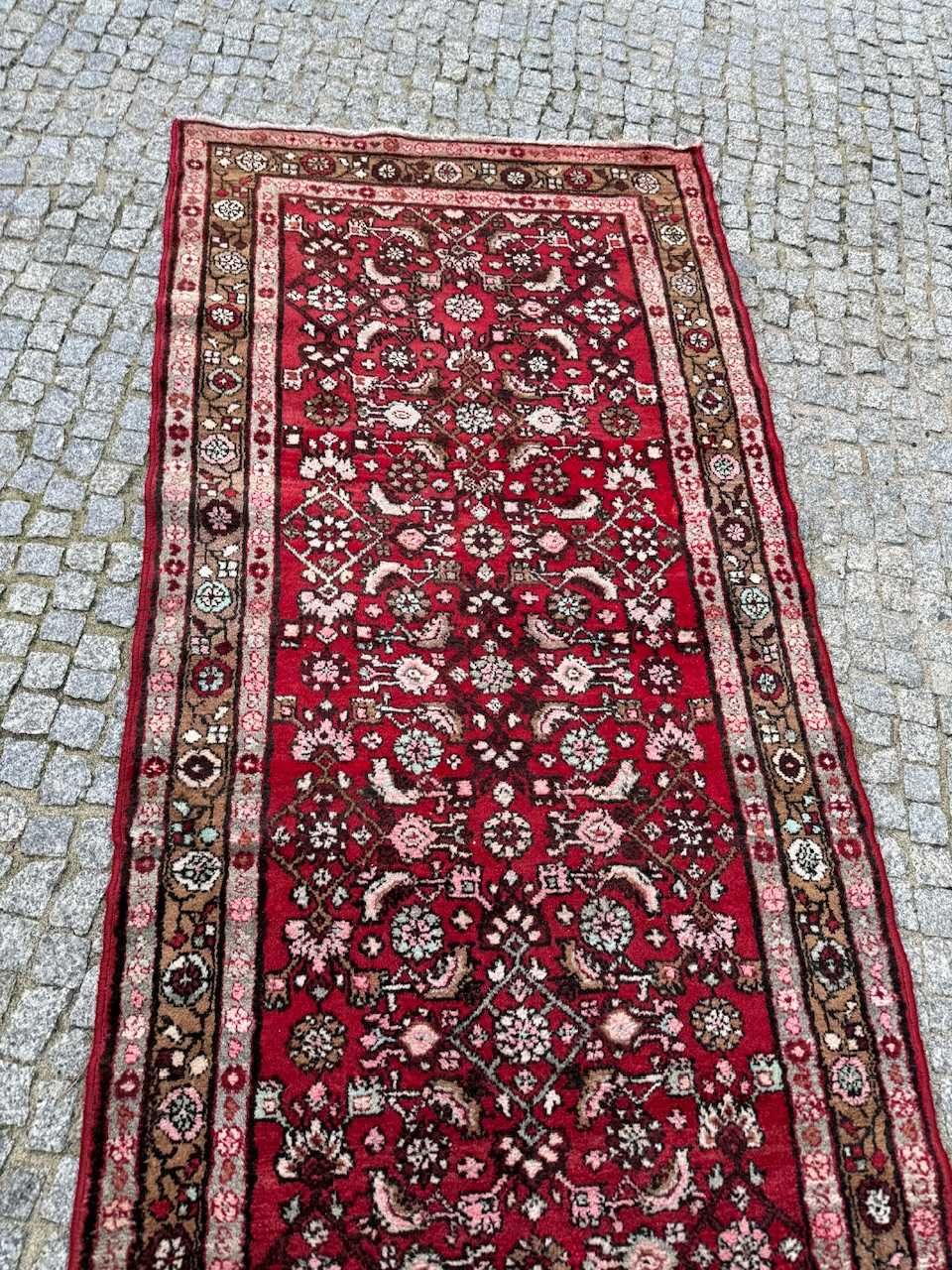Chodnik dywan wełniany perski r.tkany Hamadan 425x105 galeria 19 tyś