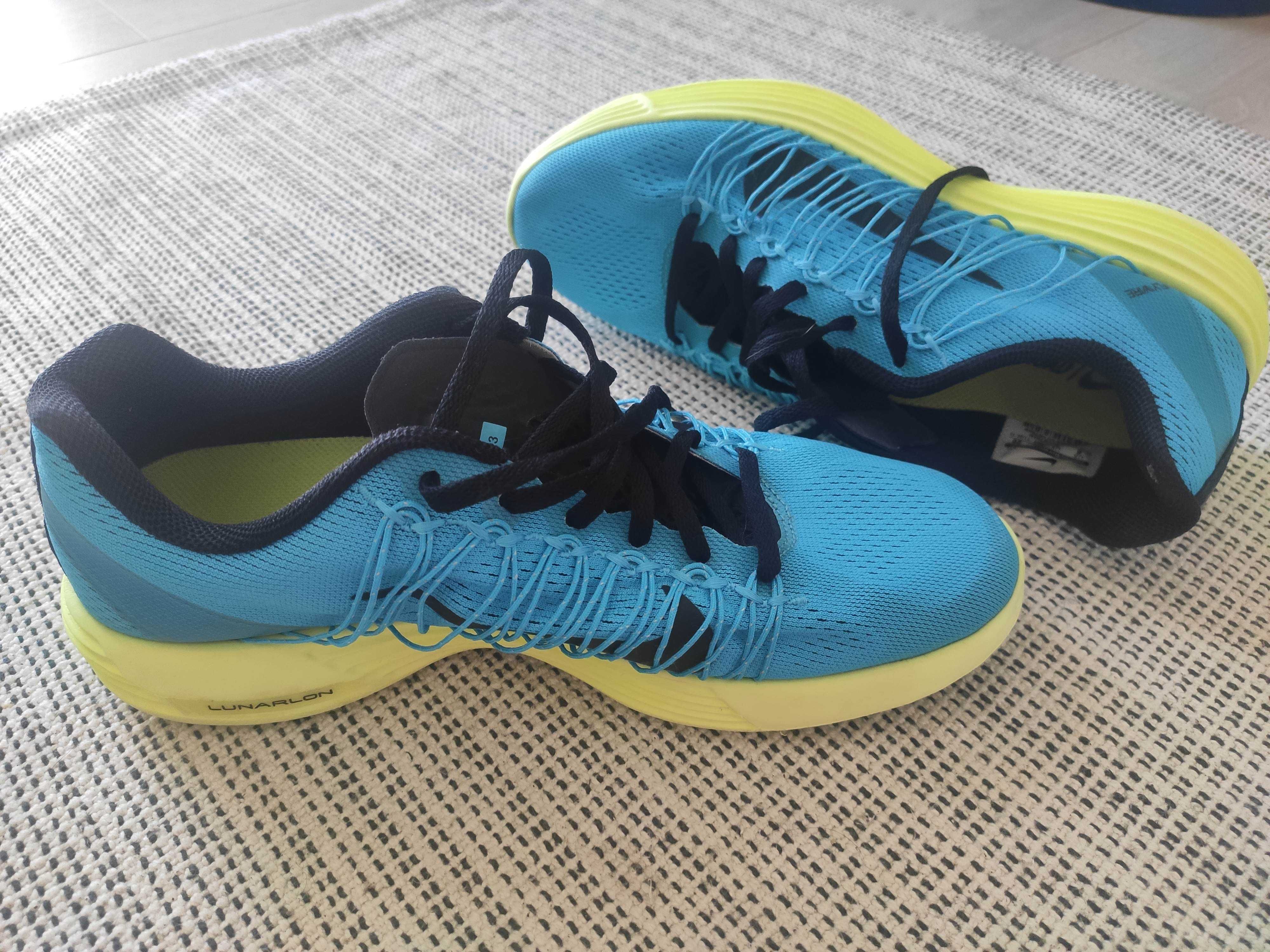 Nike LunaRacer+ 3 - Vivid Blue - Volt- Black  tamanho 41