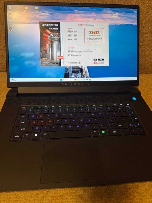 Ігровий ноутбук DELL M17R5 AMD R9-6900HX/RTX 3080TI/16GB/SSD 1TB