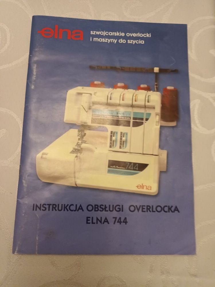 Maszyna do szycia elna 744 overlock