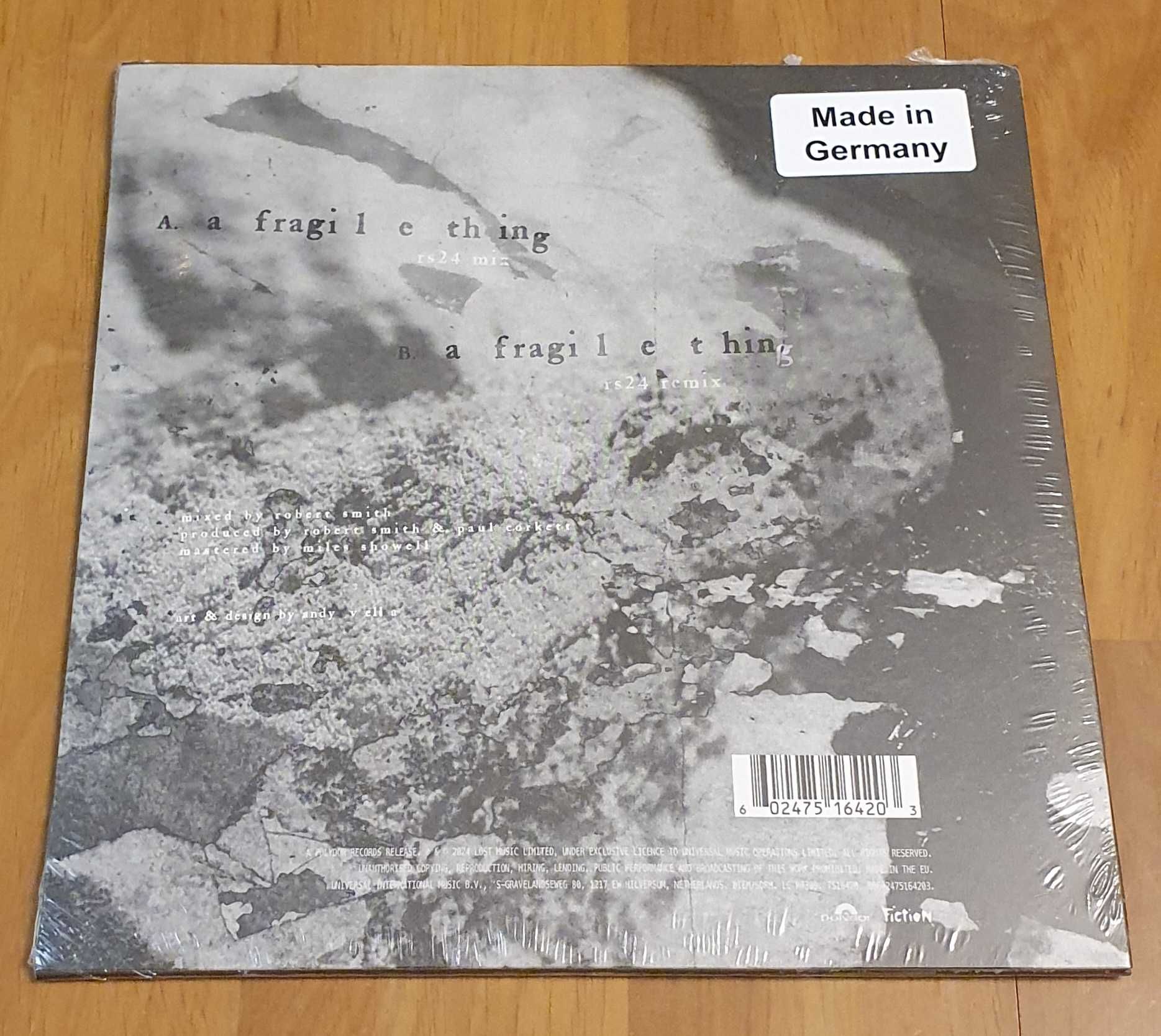 The Cure - Fragile Thing, BIAŁY 7" SINGIEL, FOLIA
