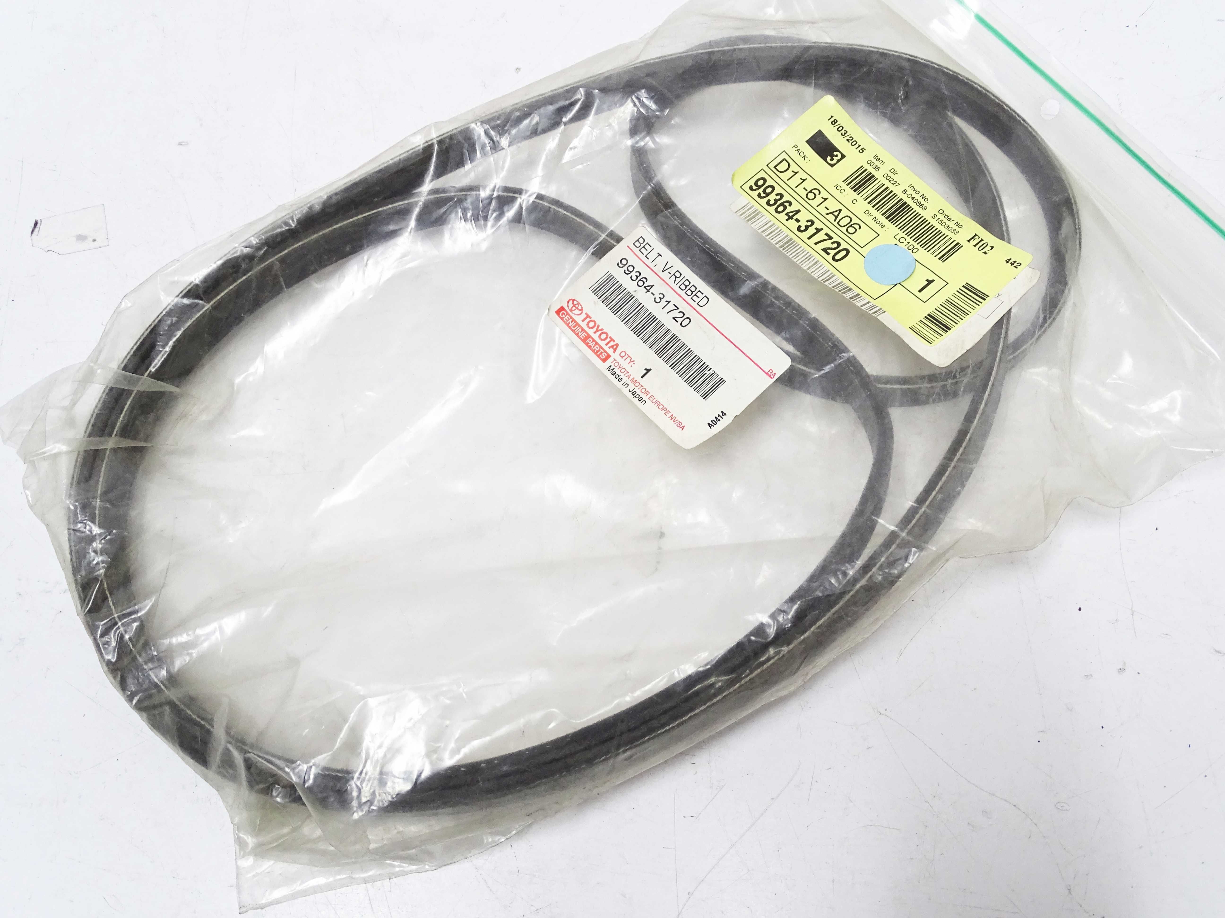 Pasek klinowy wielorowkowy OE Toyota Land Cruiser 4.2TD J1 01/1998-