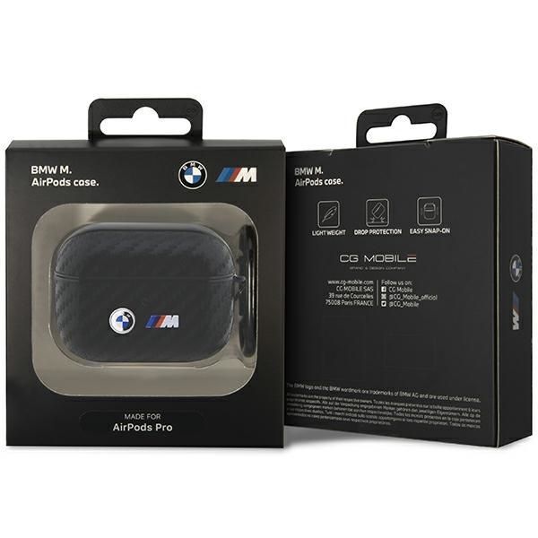 BMW Etui AirPods Pro Carbon Double Metal Logo