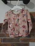 Sweter sweterek kardigan w kwiatuszki h&m 92