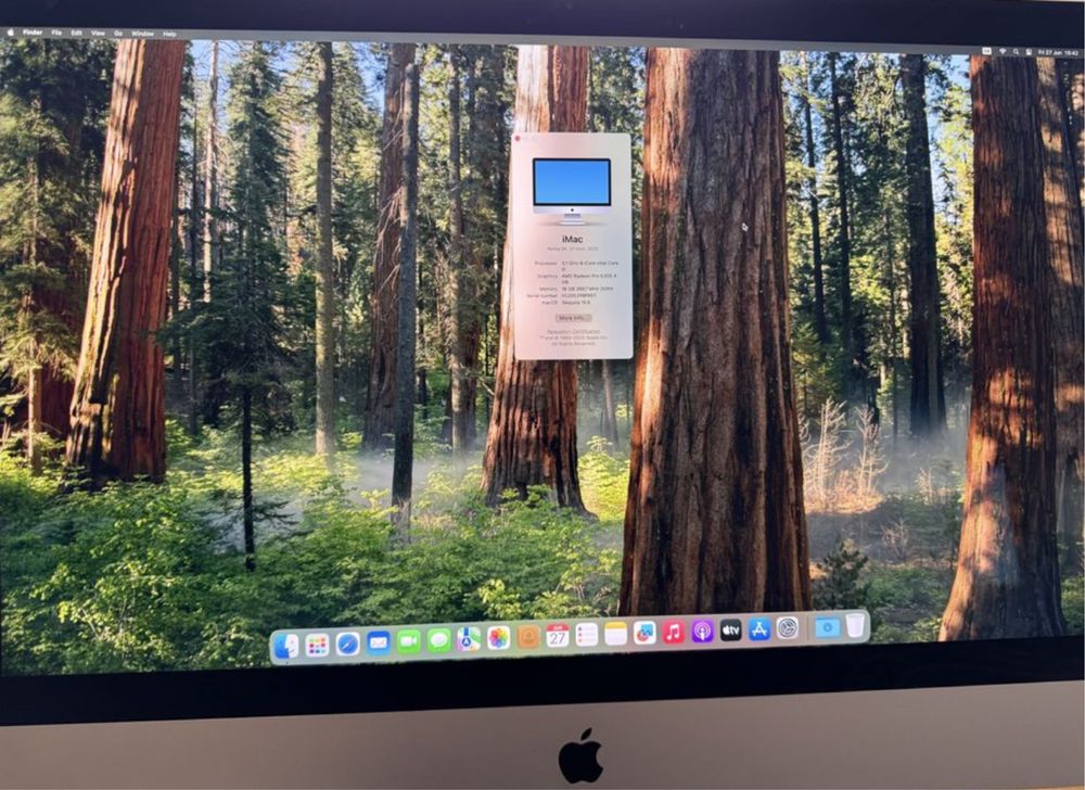iMac Retina 5K, 27 call, 2020