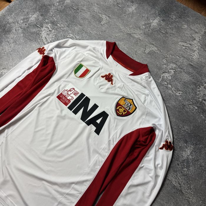 Футболка футбольная Kappa AS Roma 01/02 away выездная Рома Made Italy