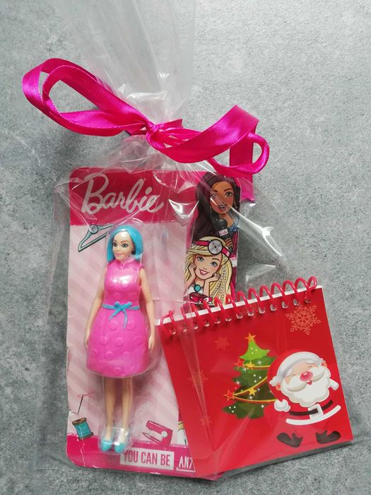 Mini paczka Mikołajkowa/Świąteczna BARBIE