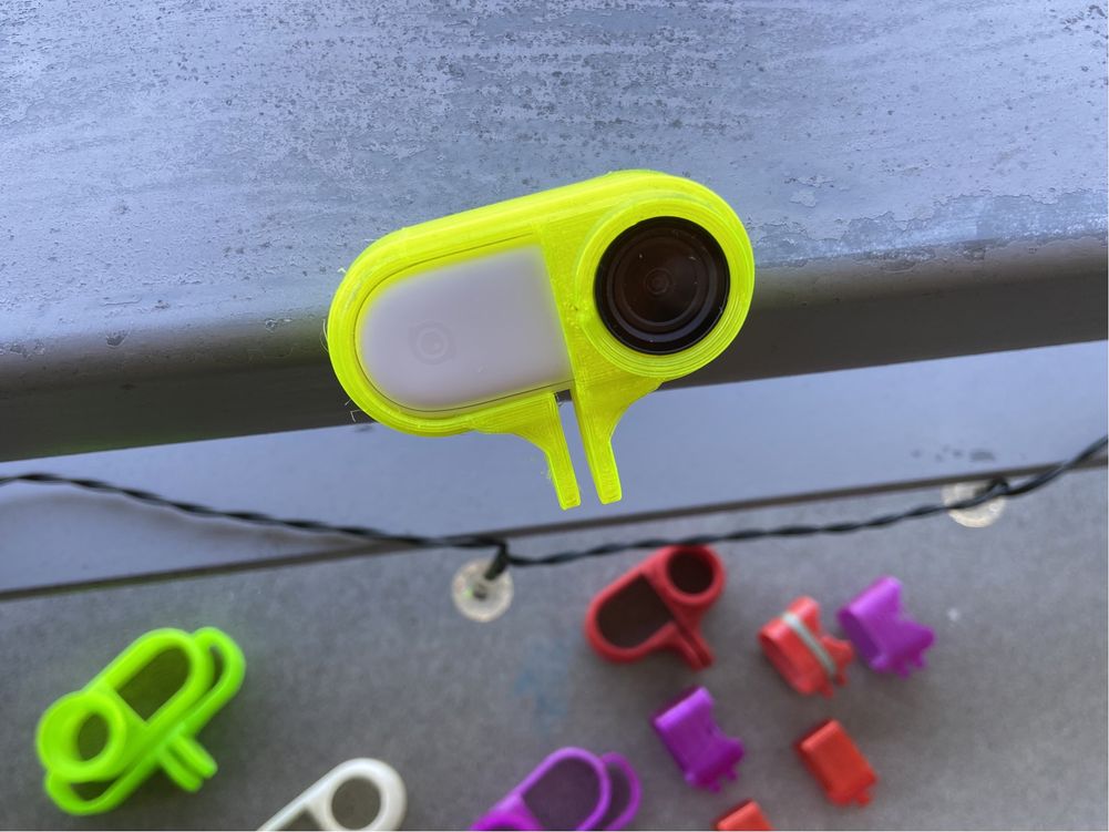 Caddx peanut / Insta go2: mount / uchwyt / mocowanie / 3D druk (TPU)