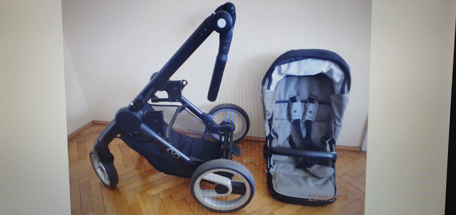 wózek 3 w 1 firmy Mutsy Evo + dodatki