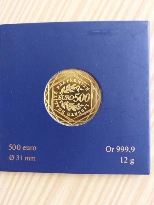 França  500 euros em ouro