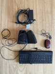 Kit de escritório / quarto Colunas + Teclado + Rato computador pc