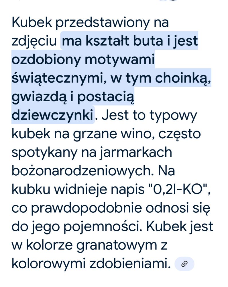 Dwa kubki w ksztalcie buta